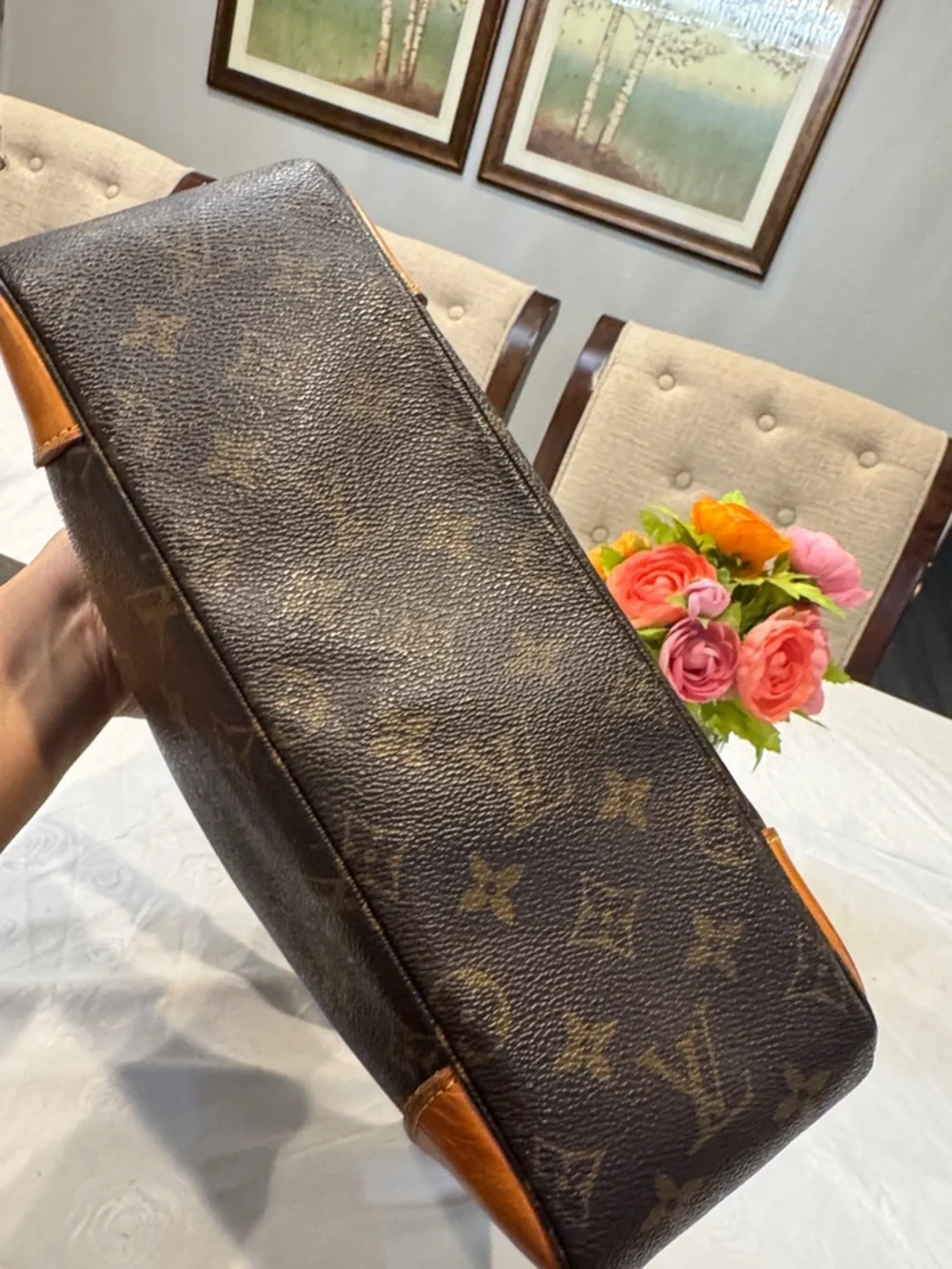 Authentic Louis Vuitton Monogram Boulogne Shoulder Bag
